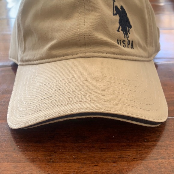 USPA US Polo Assn Khaki Cap - Picture 7 of 9